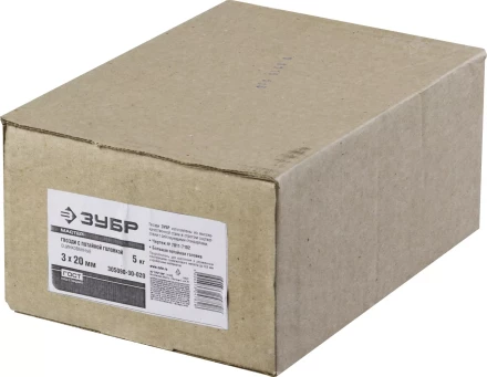 Гвозди с большой потайной головкой чертеж № 7811-7102 коробка 5 кг серия МАСТЕР купить в Надыме