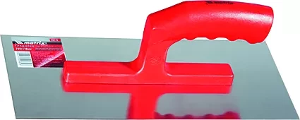 Гладилка стальная 280 х 130 мм зеркальная полировка пластмас. ручка  MATRIX 86774 купить в Надыме