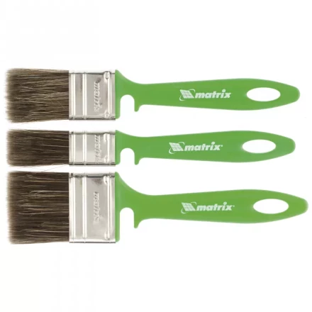 Набор кистей Работы по дереву 25 мм 35 мм 50 мм Color Line пластик Matrix 83379 купить в Надыме