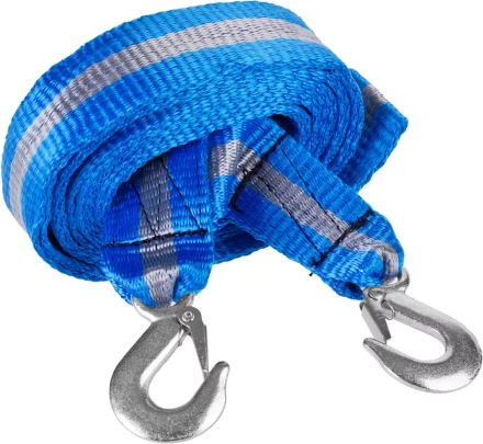 Трос буксировочный ЗУБР "ЭКСПЕРТ", 2 крюка, сумка, 5м, 3,5т 61215-3.5 купить в Надыме