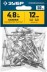 ЗУБР 4.8 x 12 мм, 50 шт, стальные заклепки, Профессионал (313126-48-12) купить в Надыме