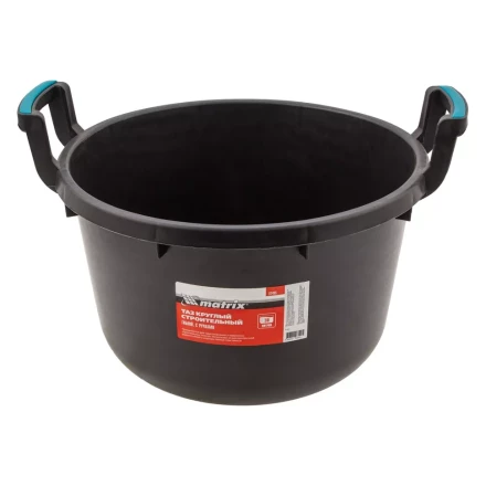 Таз круглый строительный гибкий с ручками, 30 л Matrix 81465 купить в Надыме
