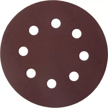 Круг шлифовальный ЗУБР "МАСТЕР" универсальный, из абразивной бумаги на велкро основе, 8 отверстий, Р320, 115мм, 5шт 35560-115-320 купить в Надыме