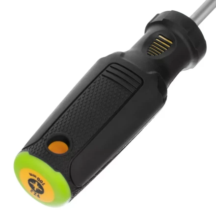 Отвертка PZ2x100 мм, CrV, трехкомпонентная рукоятка Denzel 12207 купить в Надыме