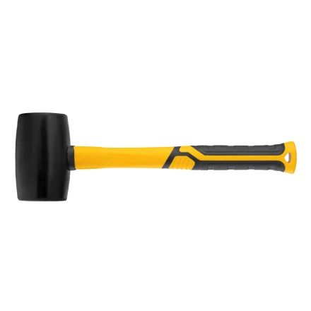 Киянка резиновая, 680 г, черная, фибергласовая рукоятка c TPR покрытием Denzel 11145 купить в Надыме