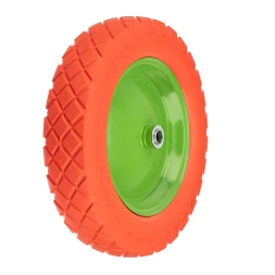 Колесо полиуретановое Сибртех 4.80/4-8, длина оси 90 мм, подшипник 20 мм 689775