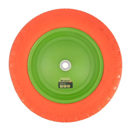 Колесо полиуретановое Сибртех 4.80/4-8, длина оси 90 мм, подшипник 20 мм 689775 купить в Надыме