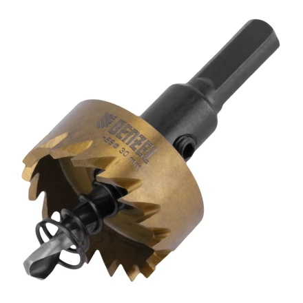 Коронка по металлу HSS, 30 мм, нитридтитановое покрытие Denzel 724108 купить в Надыме