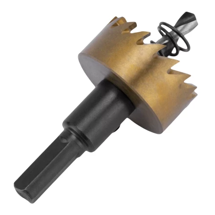 Коронка по металлу HSS, 30 мм, нитридтитановое покрытие Denzel 724108 купить в Надыме