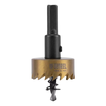 Коронка по металлу HSS, 30 мм, нитридтитановое покрытие Denzel 724108 купить в Надыме