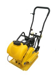 Виброплита TOR C-80T(R) 77 кг, 13,5кН (Loncin) бак, коврик, колесный комплект 1010056