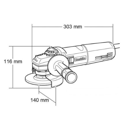 Шлифмашина УШМ Makita GA6040 купить в Надыме