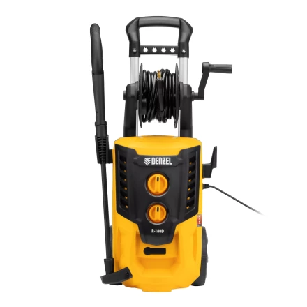Моечная машина высокого давления Denzel R-180D, 2200 Вт, 180 бар, 380 л/ч, с барабаном купить в Надыме
