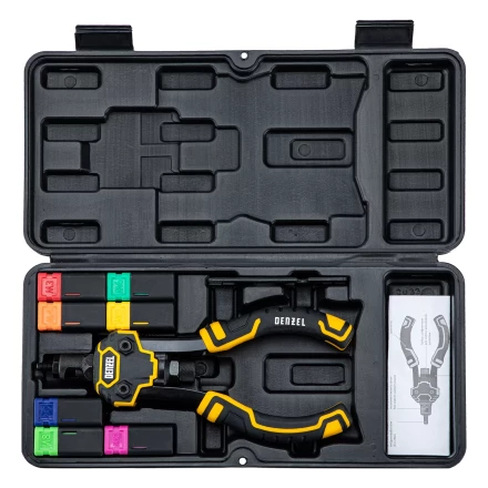 Заклепочник для резьбовых заклепок Denzel 40501, двуручный, заклепки М3, М4, М5, М6, М8, М10, M12 купить в Надыме