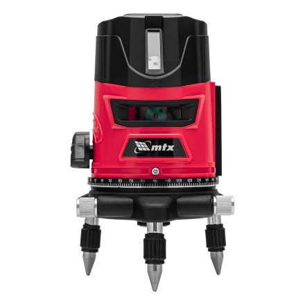 Лазерный уровень MTX CRX-30G, 30 м, зеленый луч, батарейки, резьба 5/8&quot; 35032 купить в Надыме