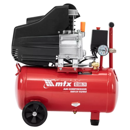 Компрессор воздушный MTX DC1500L/24, 1,5 кВт, 24 л, 210 л/мин 58017 купить в Надыме