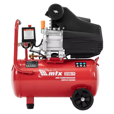 Компрессор воздушный MTX DC1500L/24, 1,5 кВт, 24 л, 210 л/мин 58017 купить в Надыме