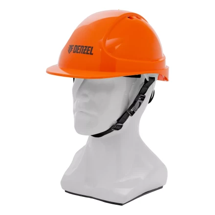 Каска защитная ударопрочная Denzel 89206, ABS/PC, плавная регулировка, модель «Форвард» (К-05),оранж. купить в Надыме