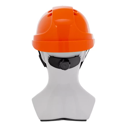 Каска защитная ударопрочная Denzel 89206, ABS/PC, плавная регулировка, модель «Форвард» (К-05),оранж. купить в Надыме