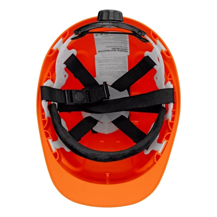 Каска защитная ударопрочная Denzel 89206, ABS/PC, плавная регулировка, модель «Форвард» (К-05),оранж. купить в Надыме