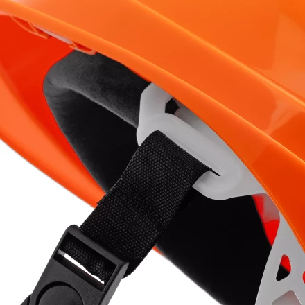 Каска защитная ударопрочная Denzel 89206, ABS/PC, плавная регулировка, модель «Форвард» (К-05),оранж. купить в Надыме