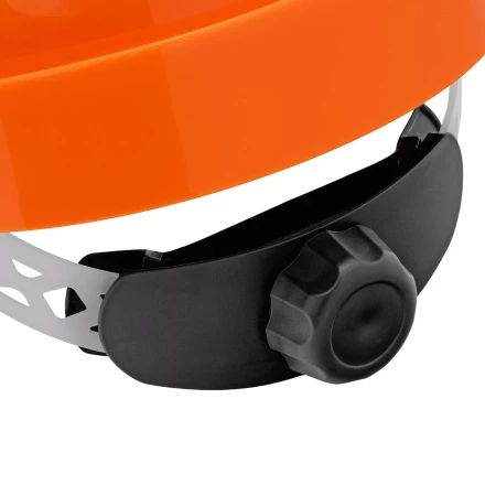 Каска защитная ударопрочная Denzel 89206, ABS/PC, плавная регулировка, модель «Форвард» (К-05),оранж. купить в Надыме