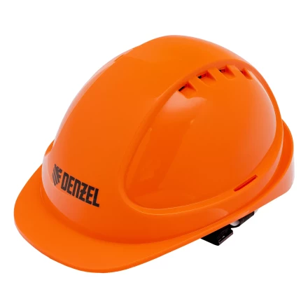Каска защитная ударопрочная Denzel 89206, ABS/PC, плавная регулировка, модель «Форвард» (К-05),оранж. купить в Надыме