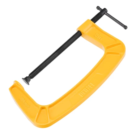 Струбцина G-образная Denzel, усиленная, 200 мм, 20646 купить в Надыме