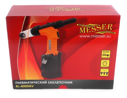 Пневматический заклепочник MESSER RL-4000MV для вытяжных заклепок (3,2 - 4,8 мм) купить в Надыме