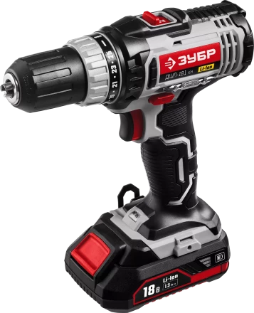 Дрель-шуруповерт 2 АКБ ДШЛ-181 КН серия СТАНДАРТ купить в Надыме