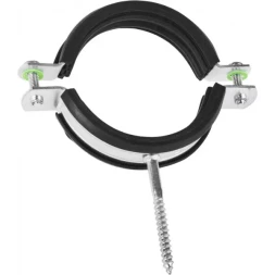 ЗУБР. Хомут трубный оцинкованный, с шурупом, 2 1/2", 1шт 37854-73-82-1