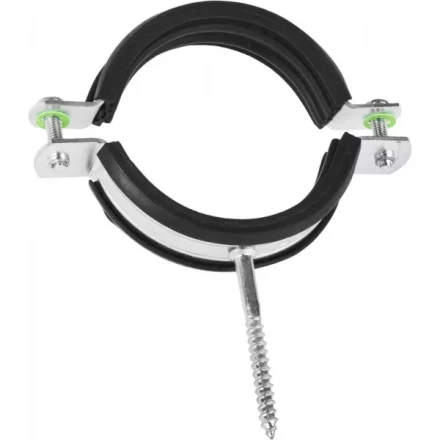 ЗУБР. Хомут трубный оцинкованный, с шурупом, 2 1/2", 1шт 37854-73-82-1 купить в Надыме