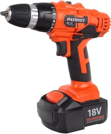 Дрель-шуруповерт аккумуляторная PATRIOT BR 180 в кейсе купить в Надыме