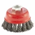 Щетка для УШМ, 65 мм, М14, "чашка", крученая металлическая проволока  MATRIX 74620 купить в Надыме