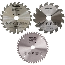 Диск пильный для дерева Makita D-46333, 3 шт, 165x20x2/1.3 мм; 16/24/40 зубьев