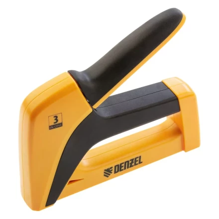 Степлер мебельный, пластиковый корпус, тип скобы: 13, 53, 300, 6-14 мм, Denzel 40210 купить в Надыме