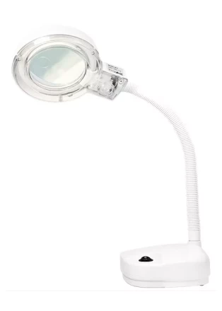 Лупа с подсветкой 3-х и 8-кратная D 87,5 мм на гибком штативе MATRIX 913605 купить в Надыме