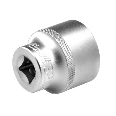 Головка торцевая 32 мм двенадцатигранная CrV под квадрат 1/2 хромированная Stels 13674 купить в Надыме