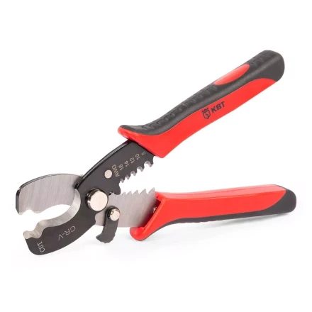 Ножницы для резки проводов КВТ MC-06 до 15 мм с функцией зачистки изоляции (85934) купить в Надыме