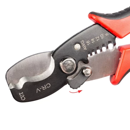 Ножницы для резки проводов КВТ MC-06 до 15 мм с функцией зачистки изоляции (85934) купить в Надыме