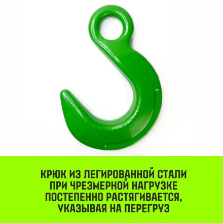 Крюк с широким зевом HIТCH 16-Т8 кл 8.2 Т (SZ071288) купить в Надыме