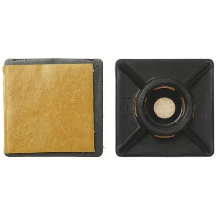 Площадка ЗУБР "МАСТЕР" под хомут нейлоновая, самоклеящаяся, 27 x 27 мм, 5 шт 4-309176-27-27 купить в Надыме