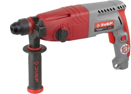 Перфоратор ЗУБР SDS-plus, 2,7 Дж, 0-1000 об/мин, 0-4850 уд/мин, 650Вт, кейс ЗП-650ЭК-1 купить в Надыме