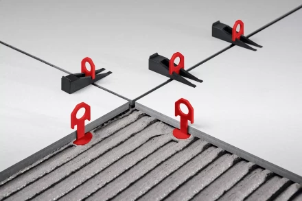 ЗУБР СВП, комплект: 1,0 мм, зажим + клин, 50 + 50 шт, система выравнивания плитки (33831-H50) купить в Надыме