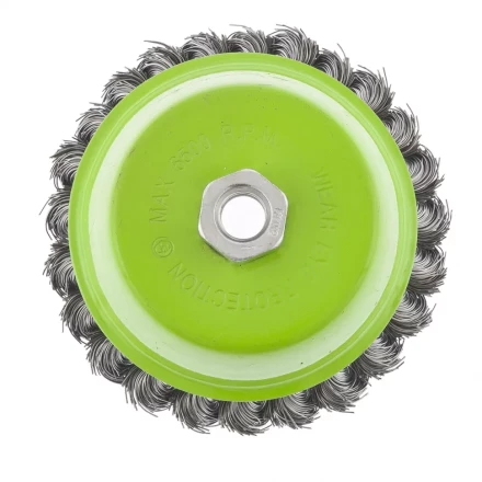 Щетка для УШМ 125 мм М14 "чашка" крученая металлическая проволока СИБРТЕХ 746277 купить в Надыме