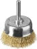ЗУБР "ПРОФЕССИОНАЛ". Щетка чашечная для дрели, витая латунированная стальная проволока 0,3мм, 50мм 3525-050_z02 купить в Надыме