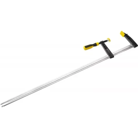 Струбцина STAYER, тип "F", DIN 5117, двухкомпонентная ручка, профилированная закаленная рейка, 120х1000мм 32095-120-1000 купить в Надыме