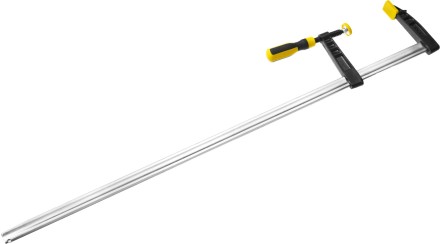 Струбцина STAYER, тип &quot;F&quot;, DIN 5117, двухкомпонентная ручка, профилированная закаленная рейка, 120х1000мм 32095-120-1000 купить в Надыме