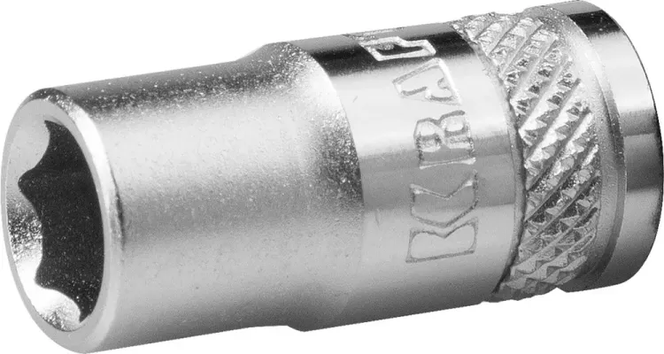 Торцовая головка KRAFTOOL "INDUSTRIE QUALITAT", Cr-V, FLANK, хромосатинированная, 1/4", 7 мм 27815-07_z01 купить в Надыме