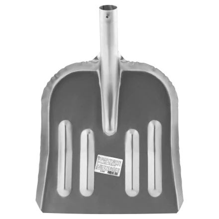 Лопата для уборки снега стальная оцинкованная, 320 х 340 мм, без черенка, Россия 615365 купить в Надыме